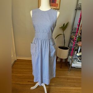 JCrew striped dress size 12